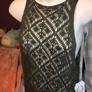 Entourage Crochet beach coverup dress